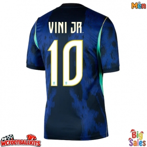 Brazil Vinicius Junior #10 Replica Away Stadium Shirt World Cup 2026 Short Sleeve